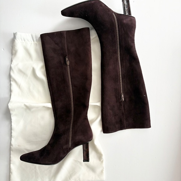 STAUD Benny brown suede boots - Picture 8 of 10